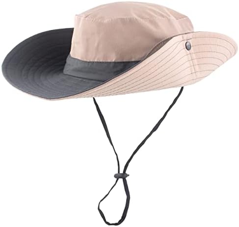 Chapéu de Ponytail Sun feminino Proteção UV Proteção de UV dobrável larga praia Chapéus de pesca de praia