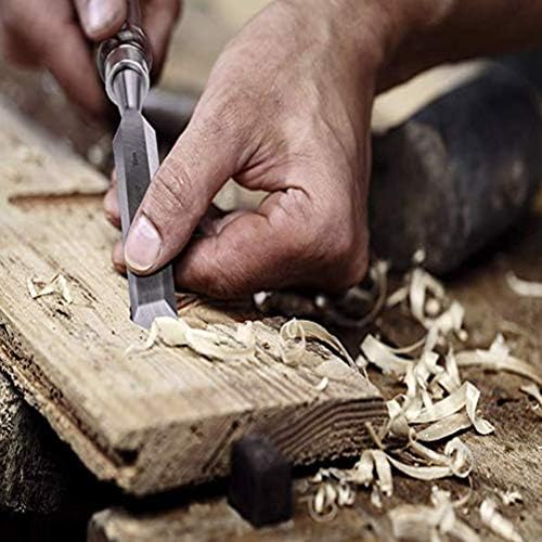 Malaxa Lianxiao - 12 PCs Cinzel de madeira conjunto de madeira Ferramentas manuais profissionais de madeira/carpintaria com alças