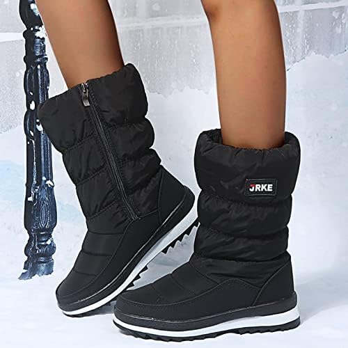 Botas de inverno para mulheres plataforma de moda feminina botas de neve mais lixo zíper de algodão Botas de inverno