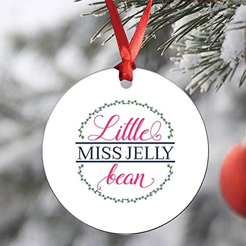 Enfeites de natal árvore de férias ornamento pequena senhorita jelly bean-01 ornamento de natal ornamento