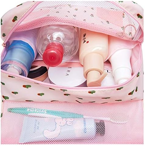 Bolsa de higiene pessoal pendurada Narwey para mulheres Bolsa de saco de maquiagem de viagem Bolsa de produtos de higiene