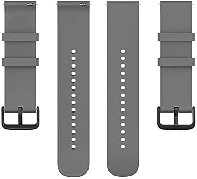 Ninehorse 6packs Bandas de silicone compatíveis com banda de relógio Amaztim C20 para homens, pulseiras faixas de substituição