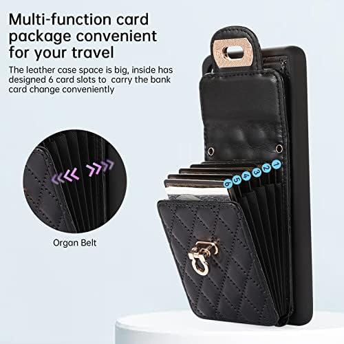 Caixa de telefone Asuwish para Samsung Galaxy S20 Plus S20+ 5G Campa de carteira com cartão de crédito Crossbody Strap
