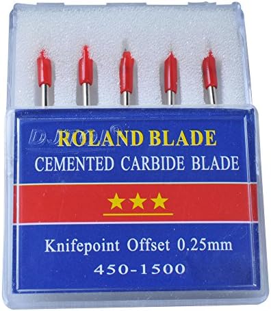 Blades de cortador de vinil compatíveis com 60 graus Roland, n grau 5pcs/ pacote