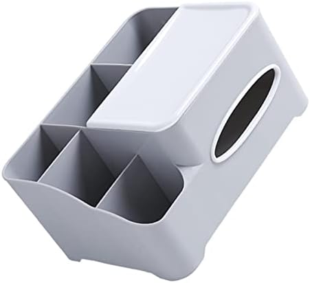 Caixa de armazenamento de caixa de caixa TOFFICU Caixa de armazenamento cosmético Caixa de plástico organizador carro suporte de banheiro da caixa de mesa da caixa de tecido de mesa da caixa
