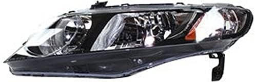 Montagem do farol esquerdo de TYC compatível com 2006-2011 Honda Civic