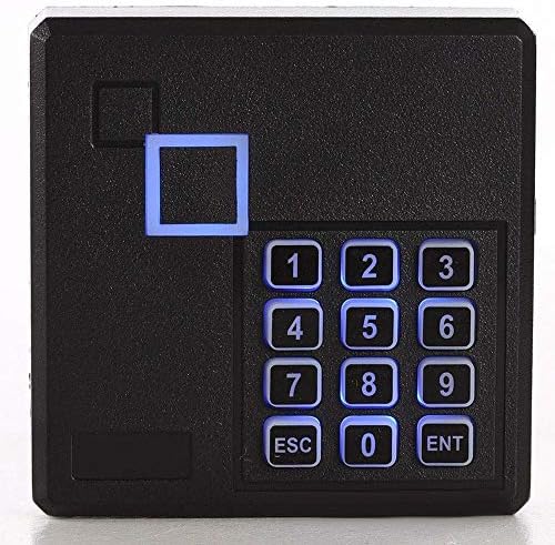 4 portas Sistemas de controle de segurança de segurança com leitor de teclado RFID+botão de saída infravermelha+caixa de metal 110v-240v