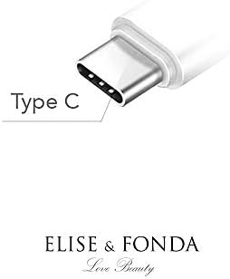 Elise & Fonda TP165 Tipo-C Porta de carregamento USB CRISTAL DO CRISTAL DO PULHO DE POT 3D CELE CELE PENDO CELHO PARA SAMSUNG Galaxy/Huawei/OnePlus/Xiaomi/Oppo Android Phones