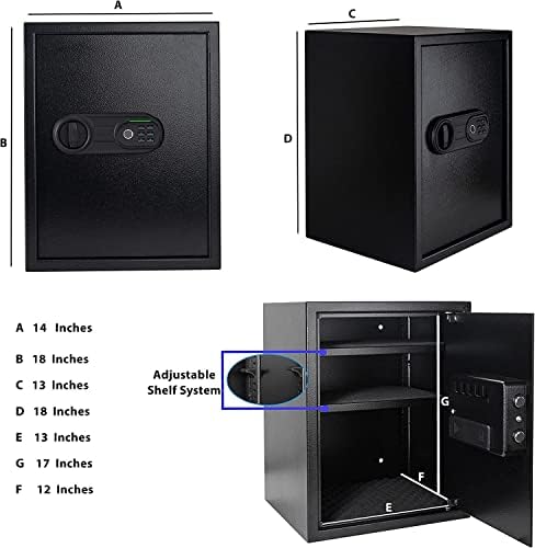 Armário à prova d'água à prova d'água StrongBox Armário de aço de aço de aço seguro Caixa de aço resistente