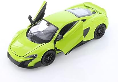Carro Diecast com vitrine - McLaren 675lt Coupe, Green - Welly 24089WGN - 1/24 Escala Diecast Model Toy Car Car