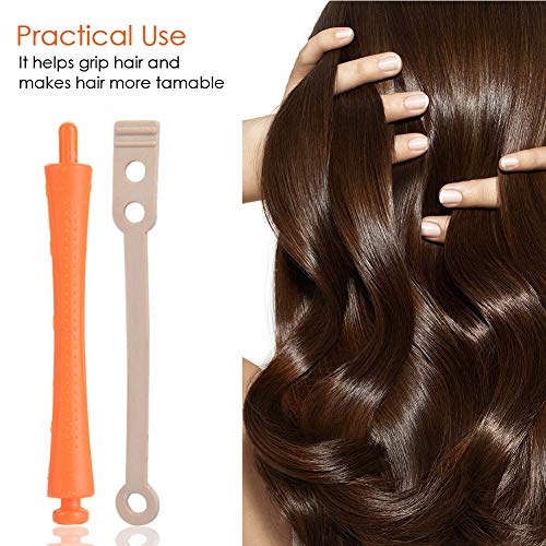 Rolos de cabelo com elástico, salão de ondas padrão hastes de borracha rolos de cabelo curling alchaves hair perm