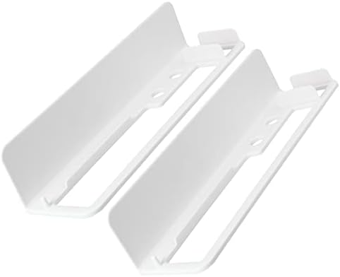 Prateleiras de vidro Doitool 2pcs banheiro prateleira flutuante plástico toalha de barra de parede de parede de celular Organizador