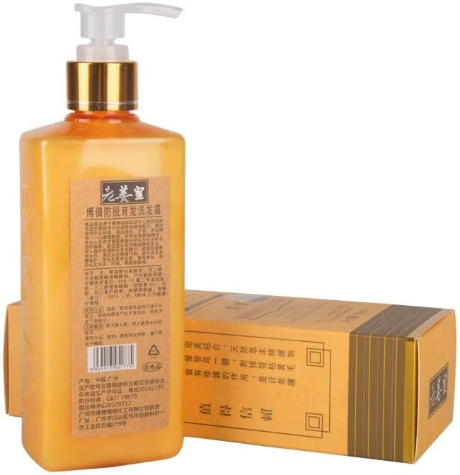 Shampoo e condicionador genuínos com genuíno com gengibre, shampoo para cuidados com o cabelo para crescimento de cabelo rápido Anti-arest densidade 300ml