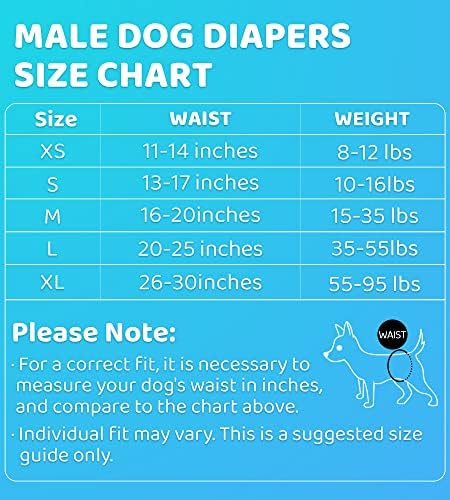 Fraldas de cachorro reutilizáveis ​​bandos de barriga de cachorro masculino lavabáveis ​​fracas de filhotes super-absorventes