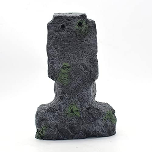 3 PCS Aquário decoração Moai estátua Páscoa Ilha da Páscoa Figura Escultura Resina Mini Paisagem de Garden Cenário Terrários