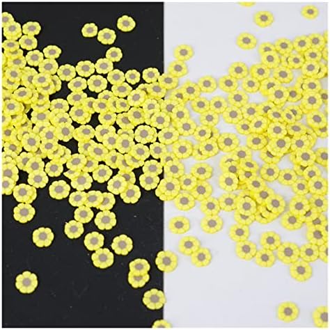 Shukele niantu1123 500g/lote polimérico argila girassol sprinkles adorável confete para artesanato, presente de confete