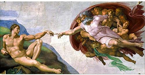 O diamante bordado de Michelangelo criando Adam de 5d diamante pintura chinesa diamante crossic christmas foto round