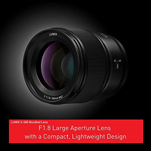 Panasonic Lumix S5 Câmera de espelho de armação completa, gravação de vídeo 4K 60p com S 20-60mm F3.5-5.6 Kit de lente + S