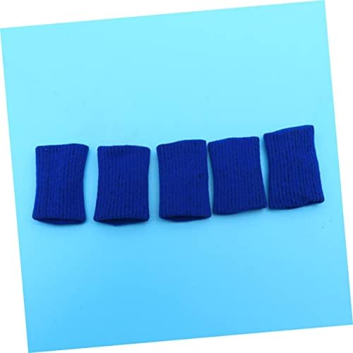 Bandagens elásticas aquecidas Protetor de polegar 5pcs Trigger manga elástica de dedo Mangas de dedos Mangas de dedos Protetores