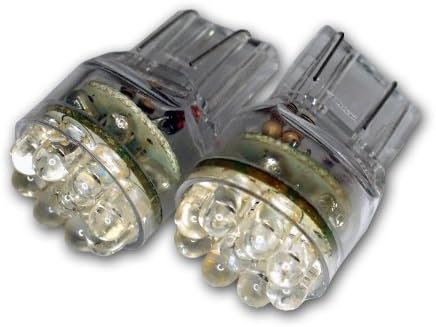 TuningPros LEDFS-T20-W15 SINAL FRONTAL BULLS LED BULBS T20 CUDELA, 15 LED WHITE 2-PC Conjunto