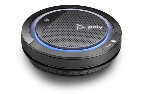 Poly Calisto 5300 Pessoal Bluetooth Speakerphone - conecte -se ao PC/Mac via USB -C e celular via Bluetooth - funciona com equipes,