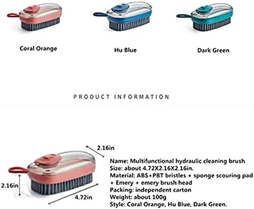 Lavagem hidráulica e escova de sapatos de limpeza de escovas domésticas de holoméios macios e duras Produtos de limpeza multifuncionais