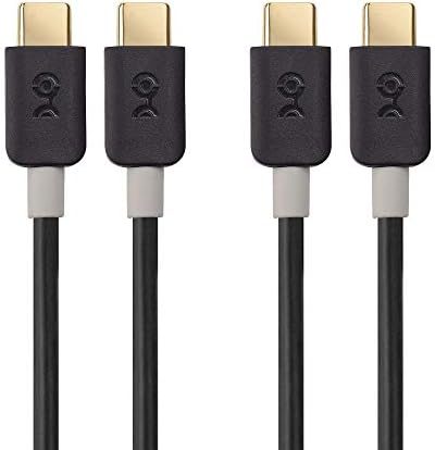 Cable Matters USB-IF Certificado 10 Gbps Gen 2 USB C para USB C Cabine com vídeo 8K e entrega de energia de 100W em Cabo preto de