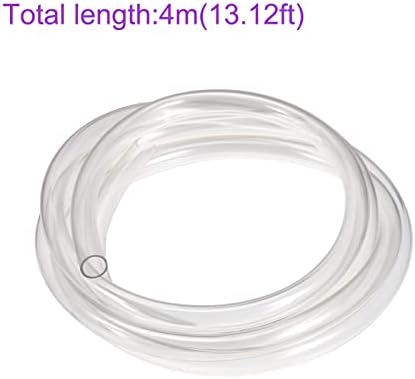 DMIOTECH 19MM ID 24mm od clear tubo de PVC transparente flexível mangueira de vinil para água, ar, tubo de óleo, 6,56