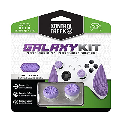 Kontrolfreek FPS Freek Galaxy Performance Kit para Xbox One e Xbox Series X Controller | Inclui thumbsticks de desempenho e alças de desempenho | Roxo