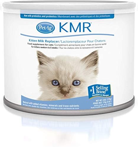 PET AG KMR Powder Kitten Milk Replacer 6 oz - pacote de 2