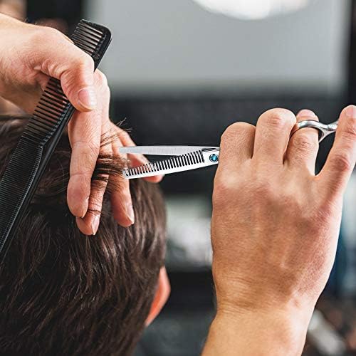Kit de tesoura de corte de cabelo, tesoura de cabeleireiro de barbeiro profissional de Aethland Scessors para homens para homens Pets Home Salon Barber Haircut, 6,5 Japonês 9CR SS
