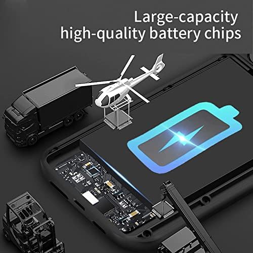 Caixa de bateria Huguodong para iPhone 12/12 Pro （6,1 polegadas） 8000mAh ， Carregamento portátil Recarregável Pacote externo Protetor