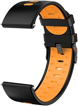 Tiras de silicone de 22mm de 22mm para Suunto 9 Peak Outdoors Sport Smart Watch Breathable for Coros Vertix Substitui