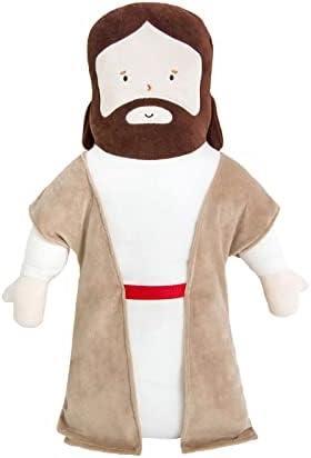 GARANTIONEIRO DE PLUSH PLUSH POTURAGEM CHRISTING Toy Pillow macio de 50 cm Jesus Doll Doll Props Girl Room Gift para menino crianças Cristo
