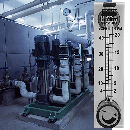 2-20lpm Medidor de fluxo do painel, medidor de fluxo LZM-6T BSP1/4 , material corporal acrílico, o fluxo pode ser ajustado, para medir a taxa de fluxo do meio líquido