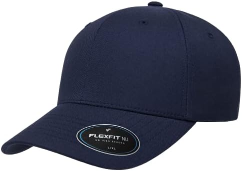 FlexFit Unissex adulto flexfit nua cap chapinha, marinha, pequeno-medium nos EUA