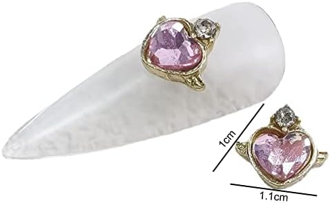 20pcs unhas ornamentos de aplicação de ampla aplicação liga liga encharms de unhas diy manicure shrenstone jóias suprimentos
