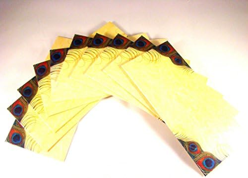 Sarvam Fancy Cash Envelopes, pacote de 10 envelopes de caixa sofisticados para ocasiões auspiciosas Diwali Anniversary