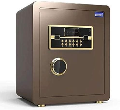SLNFXC Luxo eletrônico de depósito seguro Caixa de depósito Bloqueio para casa Hotel Hotel Jóias Caixa Use dinheiro de
