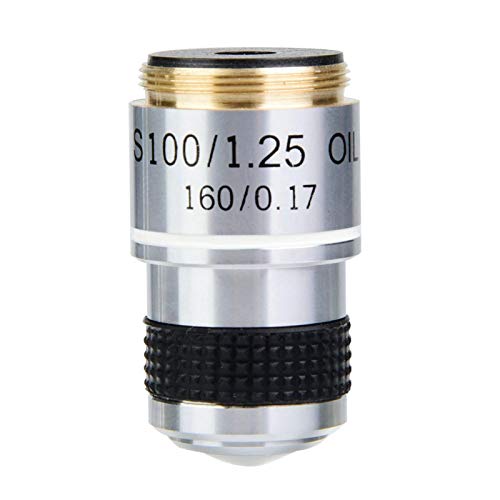 Microscópio Achromatic Objectives Lens 160/0,17 Vida de serviço longa 100x 185 para microscópio com tamanho de montagem 20mm