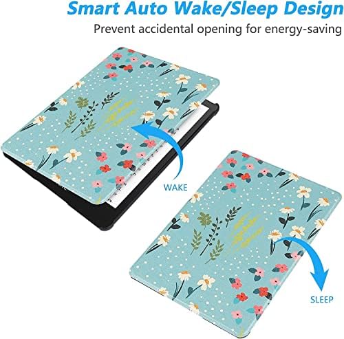 Caso de Guksraso para 6 Kindle Paperwhite 10th Gen 2018, capa de TPU ultrafina com recurso de despertar/sono automático