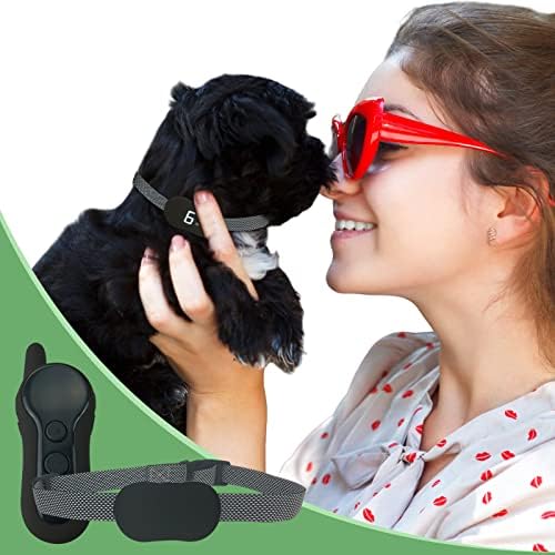 Com bipe, modos de vibração e choque, colarinho de treinamento para cães e colarinho de latido de controle automático ou focinho de