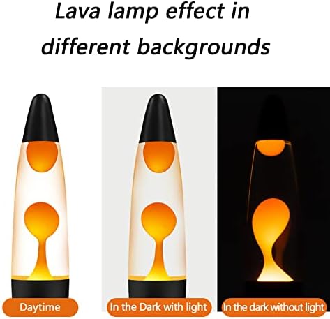 Lâmpada de lava vanful 13 polegadas para adultos, lâmpadas frias coisas para crianças com base preta, humor noturno de sala de estar