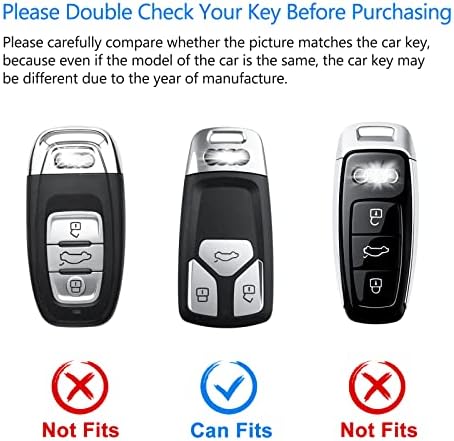 Offcurve for Audi Key FOB CABELA TAPE ESPECIAL TPU Especial Caixa Caixa Caixa para Audi A3 A4 A5 A6 Q5 Q7 TT TTS TT-RS SQ5 SQ7 R8