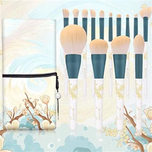Liruxun 14pcs Professional Makeup Brush Spotting Spotting Brush Beauty Equipment fácil de transportar