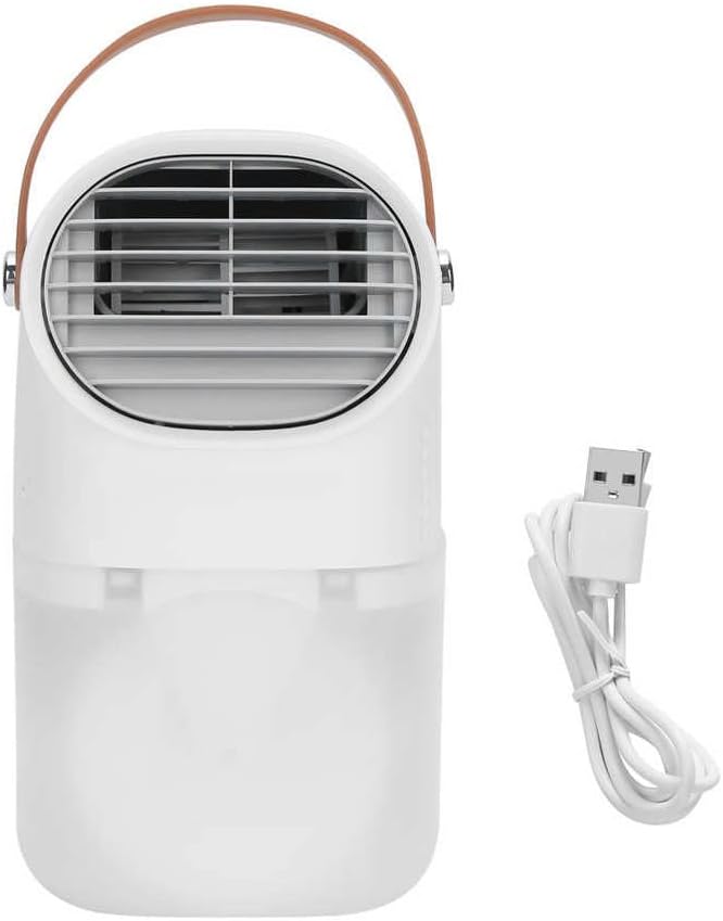 N/A USB Desktop Air Resfrigerd Air Conditioner Film de refrigeração negativa para o escritório em casa Small Desktop Air Cooler
