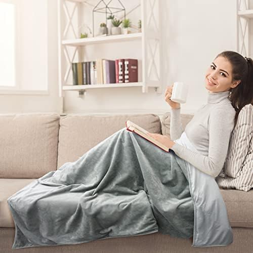 Okeyfortory Faraday Tecido da barriga cobertor Protetor de proteção 59,8 × 54,3 polegadas para mulheres grávidas, proteção