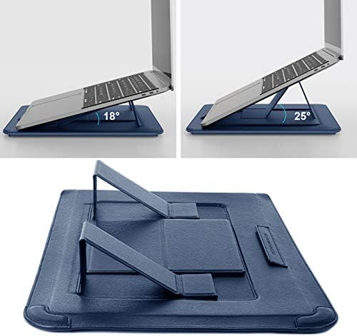 Nillkin 15,6 polegadas Laptop Laptop Stand Stand Ajustável, bolsa resistente ao computador com mouse pad para MacBook Pro 16 /15 15.6 Dell Lenovo HP Asus Acer Samsung Sony Chromebook Computador, azul