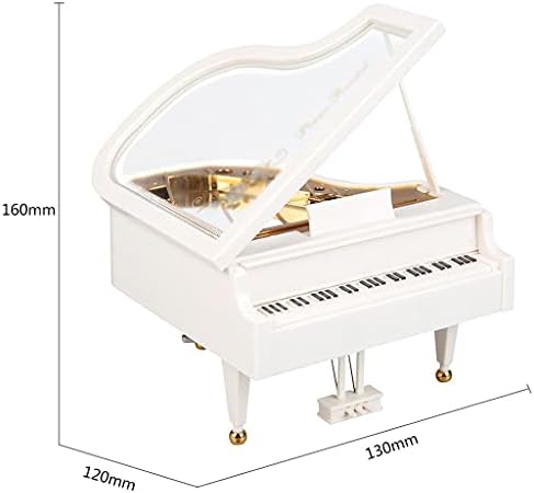 Gkmjki Piano Romântico Modelo Caixa de Música Caixas Musical Caixas Home Decoração Presente de Casamento de Aniversário