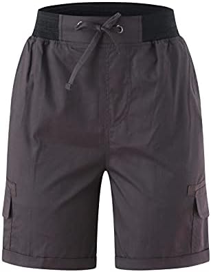 Miashui Camisetas de manga curta extra longa para mulheres calças de pernas casuais mulheres soltas shorts largos calças